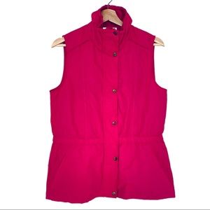 Coldwater Creek Hot Pink Vest Womens Small size 8
